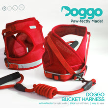 Load image into Gallery viewer, Doggo Leash &amp; Bucket Harness
