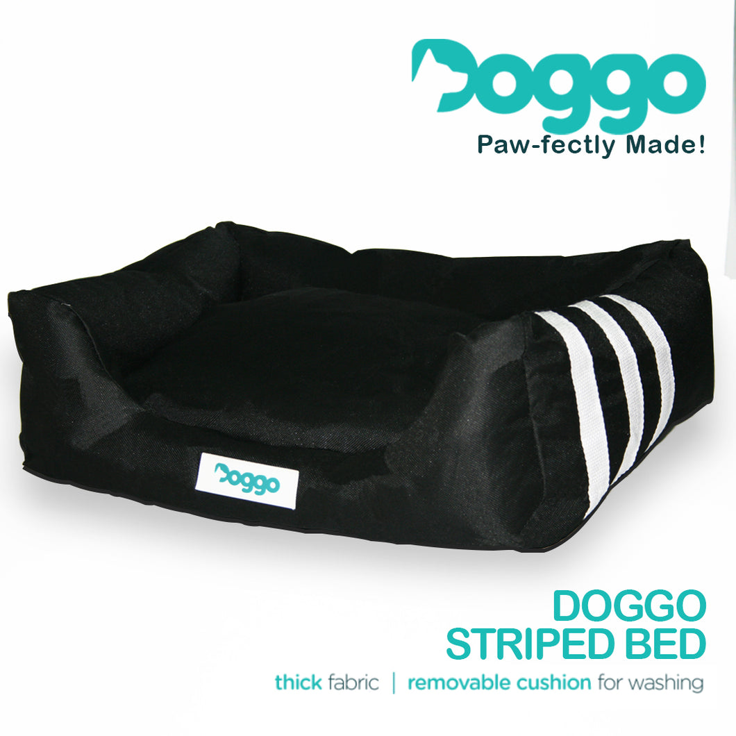 Doggo Striped Bed